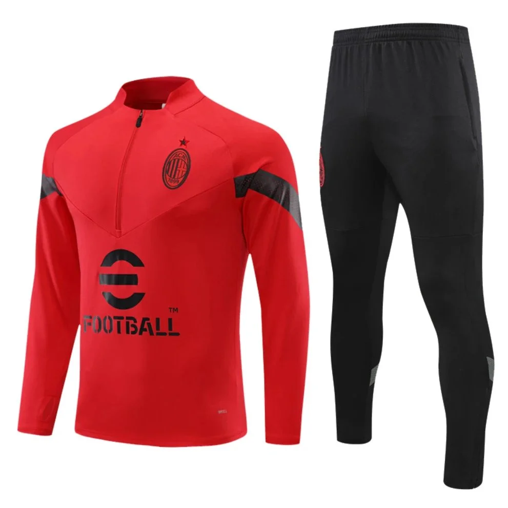AC Milan Training Set Red/Black Tracksuit