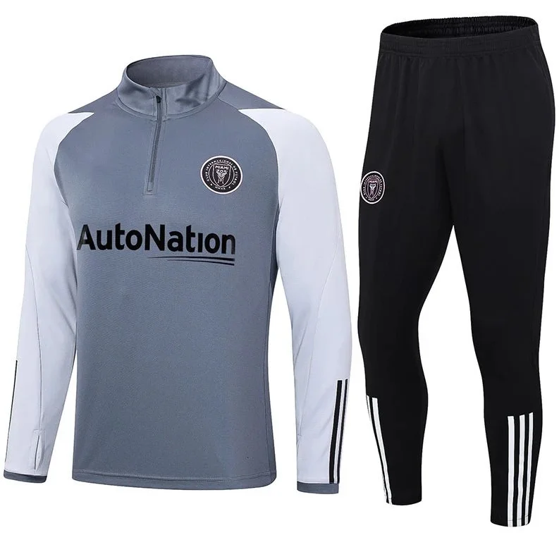 AutoNation Grey & White Tracksuit Set