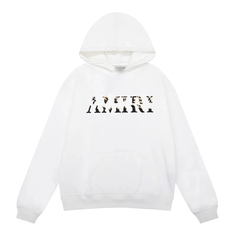 Amiri 'AMIRI' White Hoodie