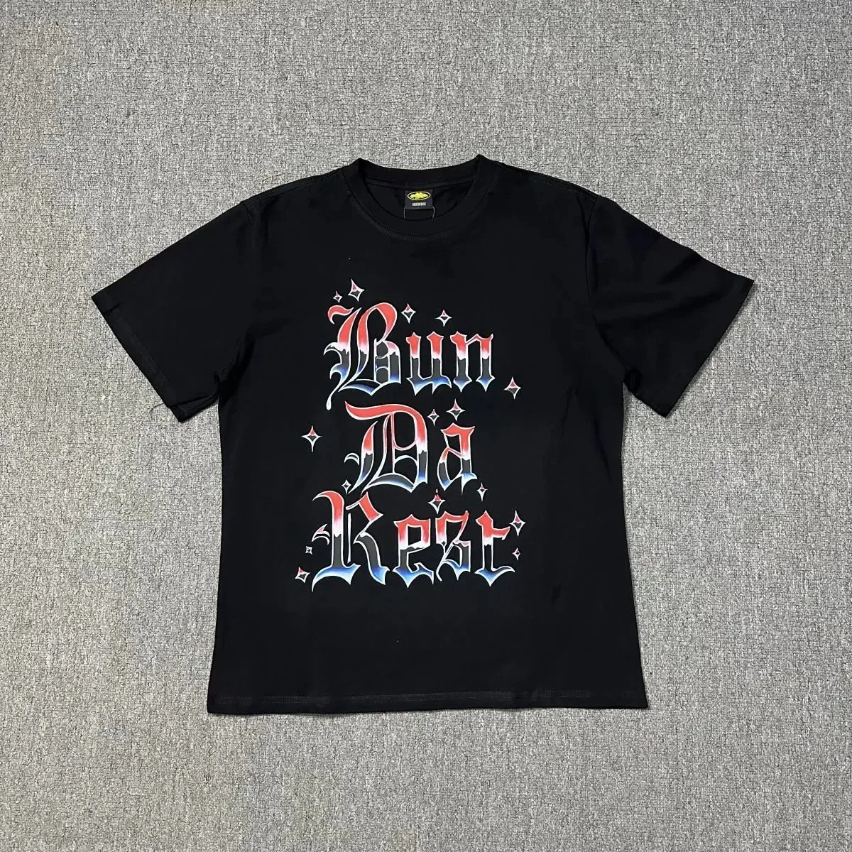 Black 'Run Da Rest' Graphic T-Shirt
