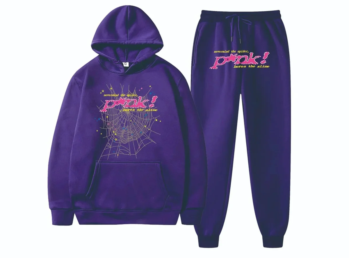 Purple 'Nevermind the Spider' Co-ord Set