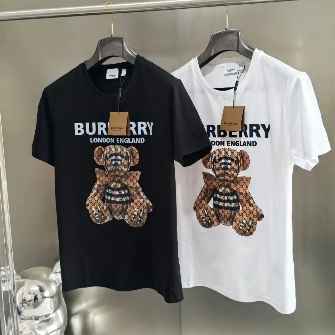 Burberry Bear Logo T-Shirt Black/White