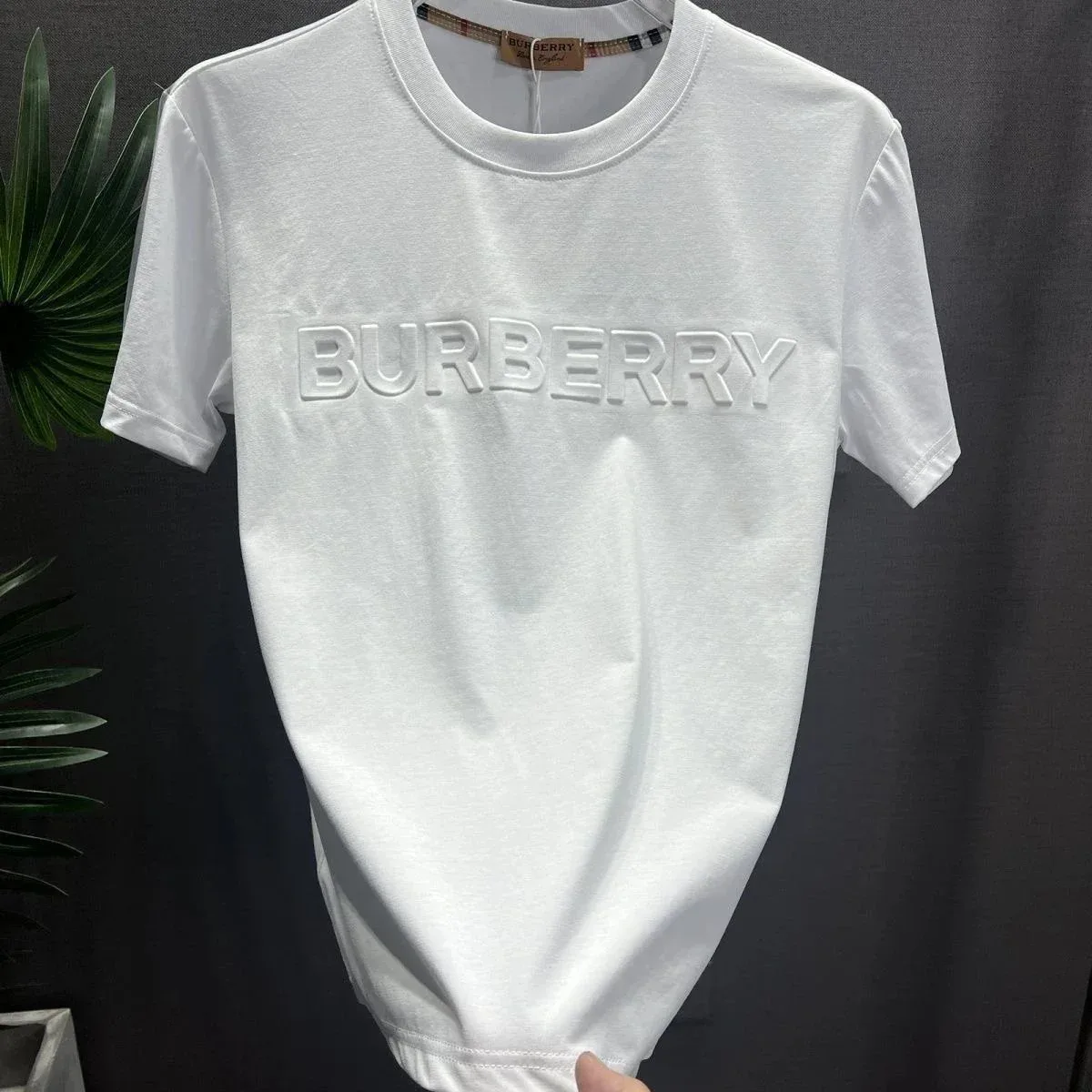 Burberry White Logo T-Shirt