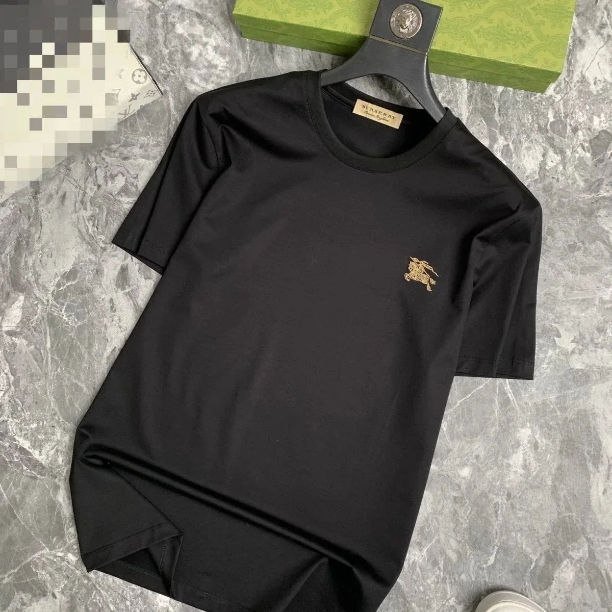 Burberry Black Small Logo T-Shirt