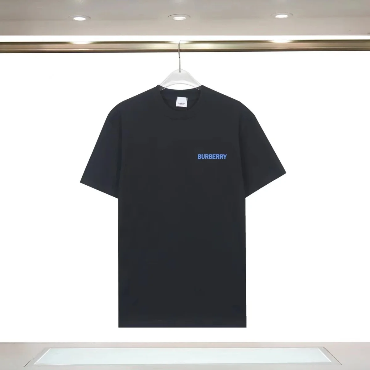 Burberry Black Blue Logo T-Shirt