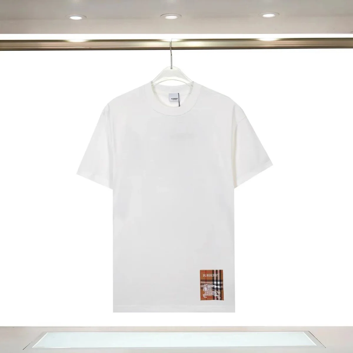 Burberry White Classic Logo T-Shirt