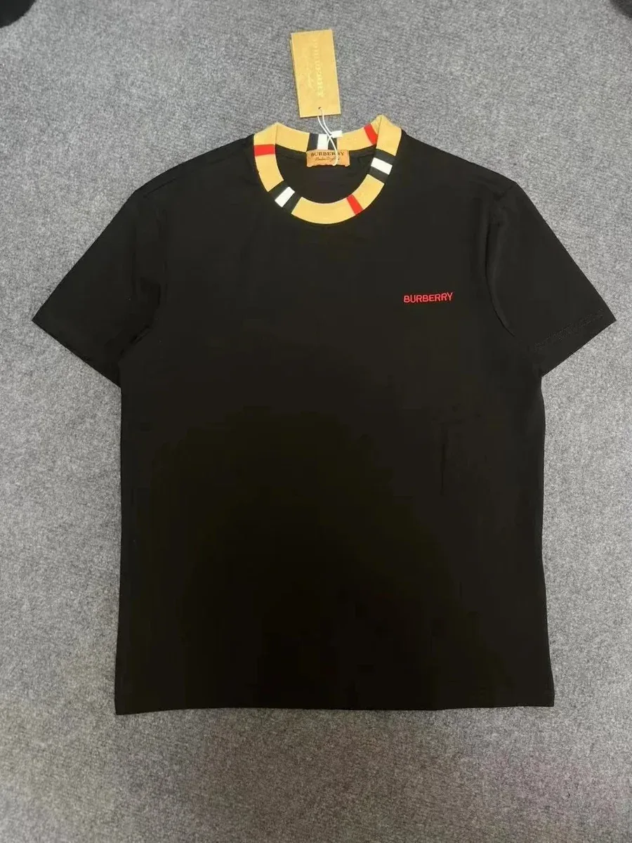 Burberry Black Iconic Stripe T-Shirt