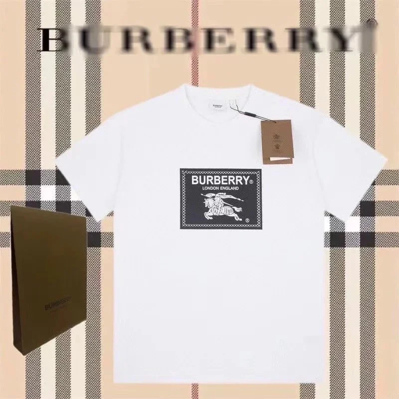 Burberry White Classic Logo T-Shirt