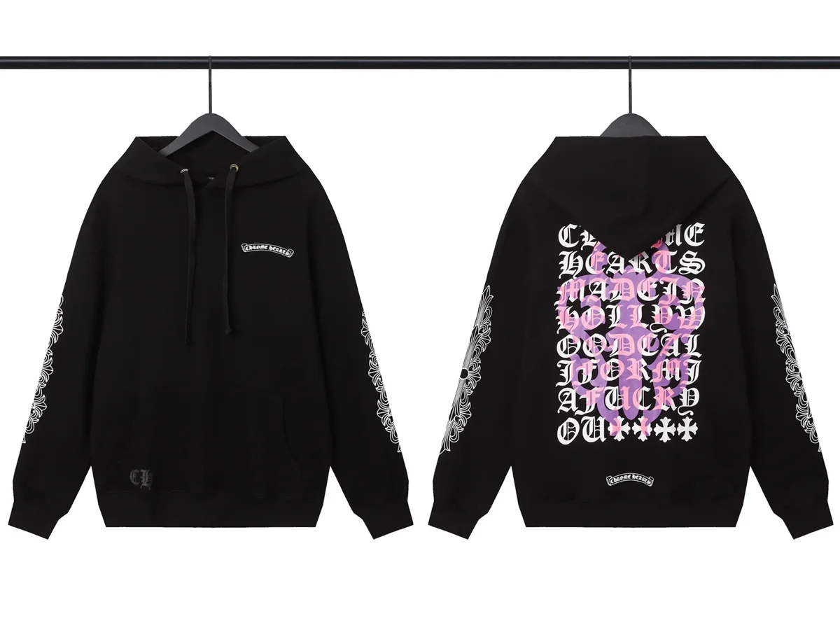 Chrome Hearts CH Cross Hoodie Black