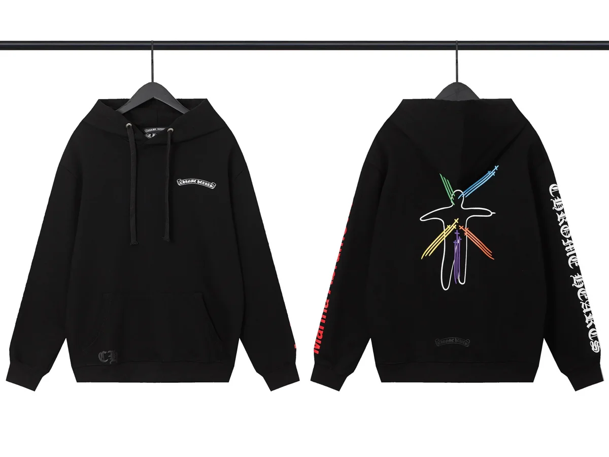 Chrome Hearts CH Cross Hoodie Black Solid Hoodie