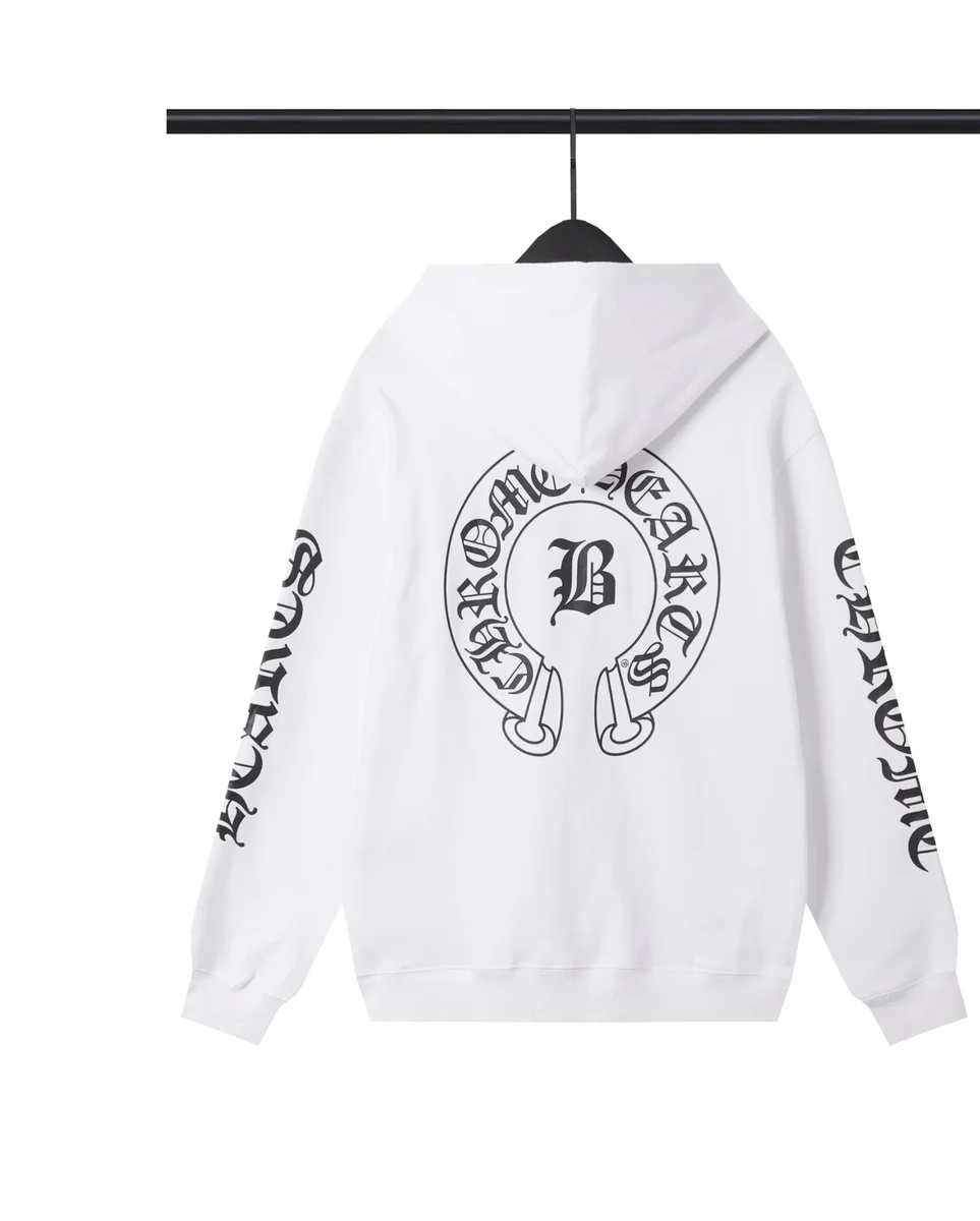 Chrome Hearts White CH Cross Hoodie