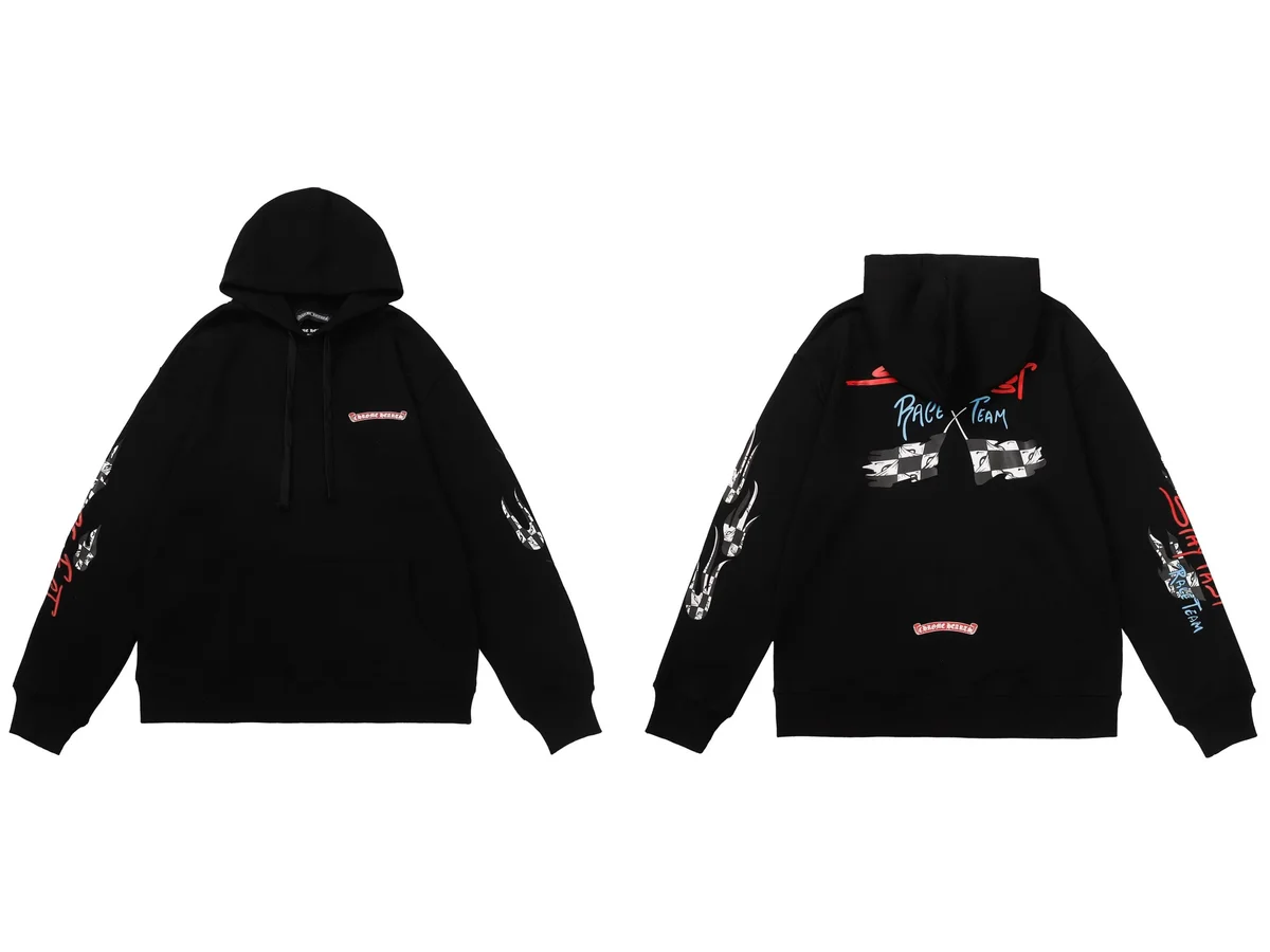 Chrome Hearts Race Team Black Hoodie