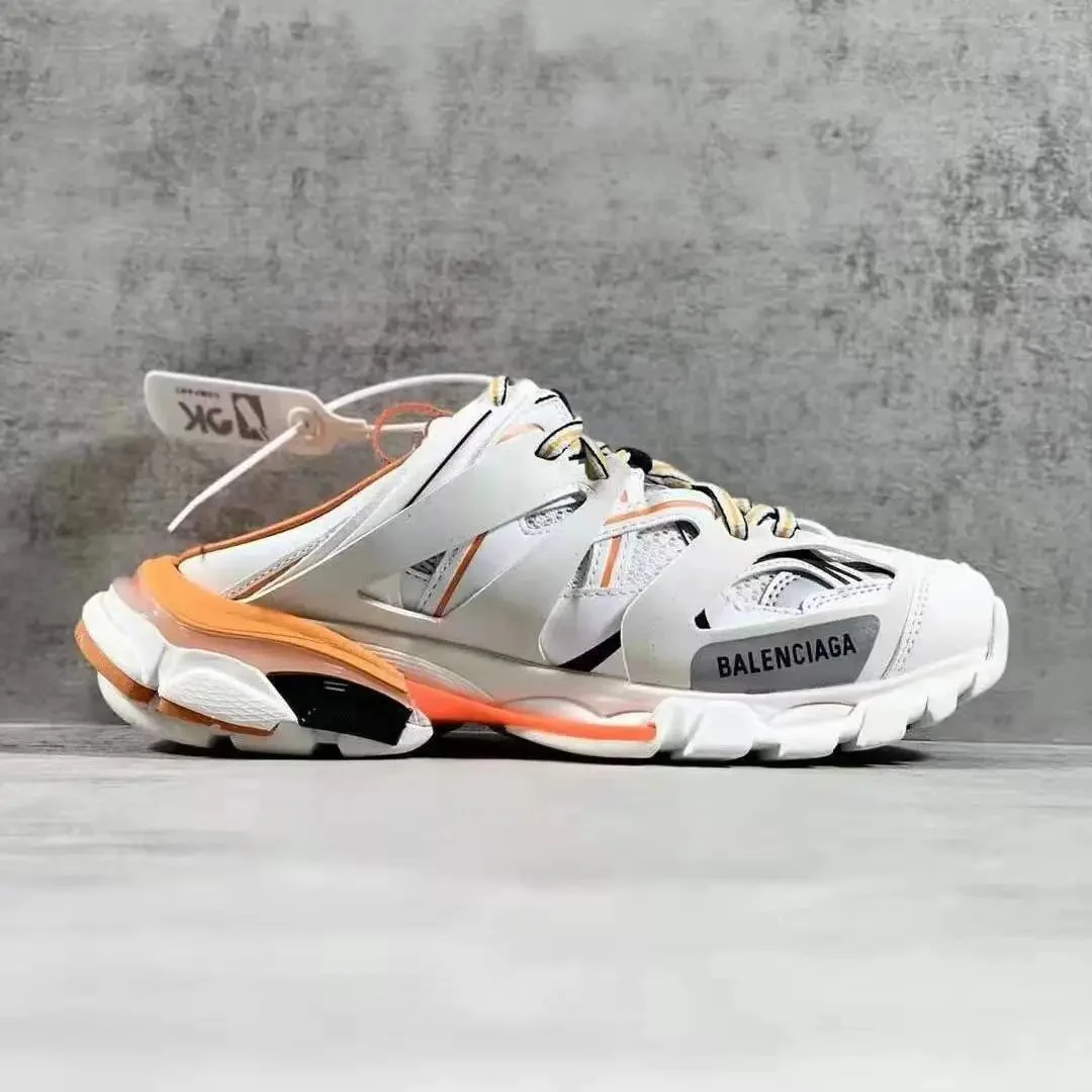 Balenciaga Track White/Orange Sneakers