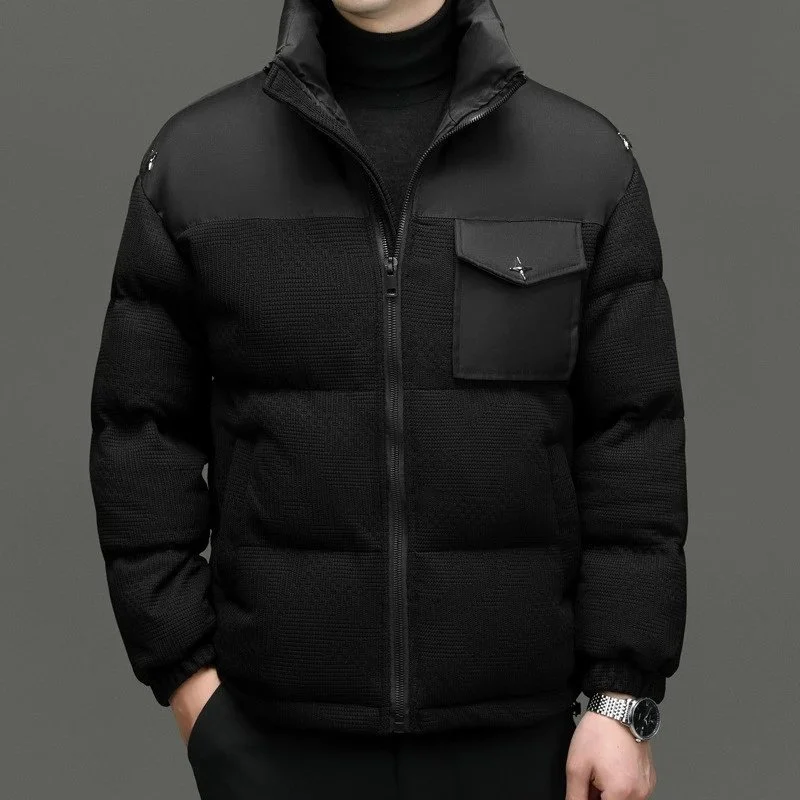 Quality Black Men's Winter Parka Coat