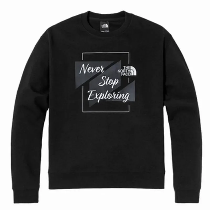 The North Face Never Stop Exploring Black Crewneck Sweatshirt