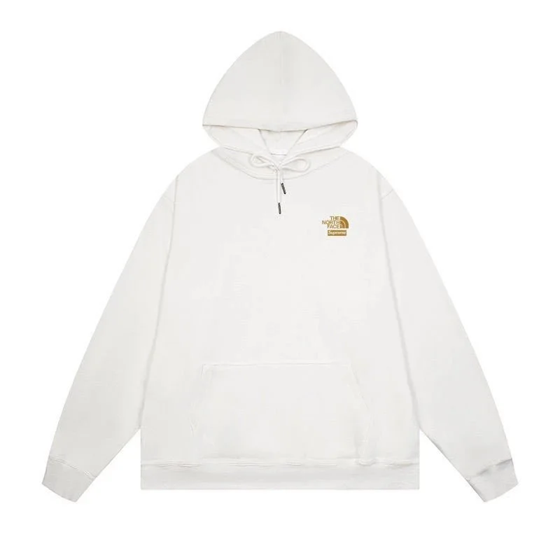 The North Face Classic Logo Hoodie White Solid Sweatshirt