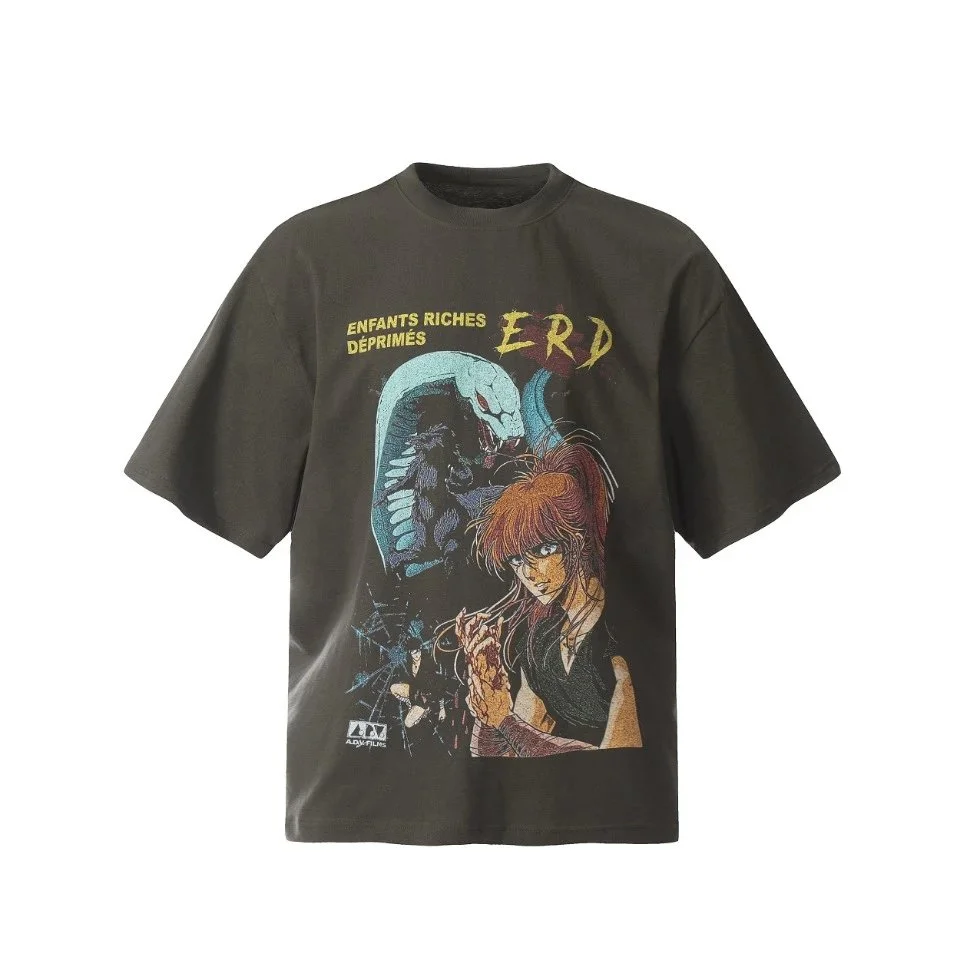 Graphic T-Shirt 12 Black Casual Top