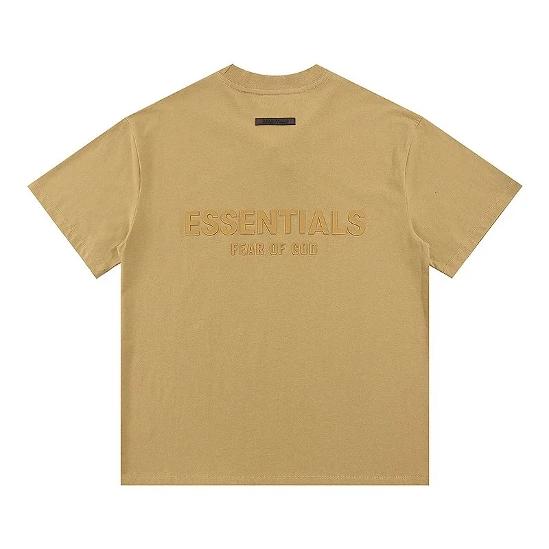 Fear of God Essentials 21土黄色 T-Shirt