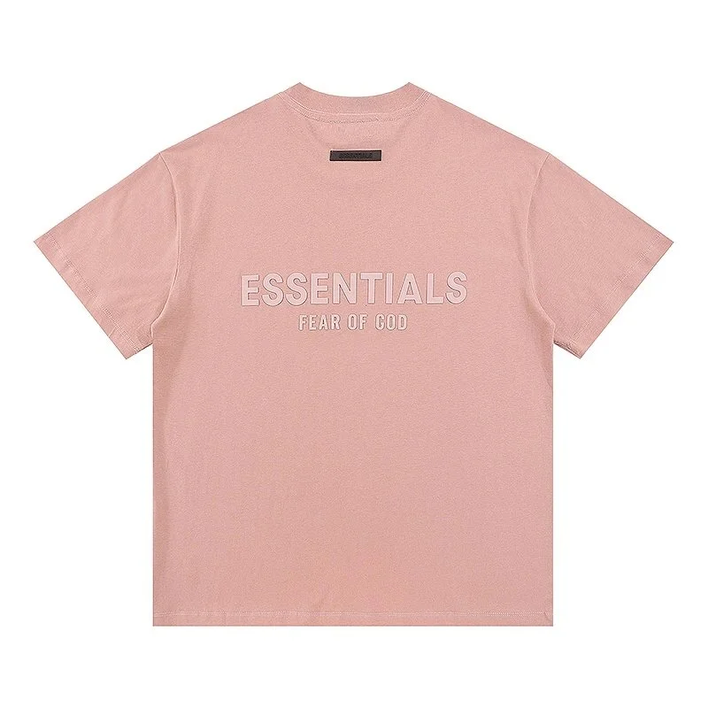 Fear of God Essentials Pink T-Shirt