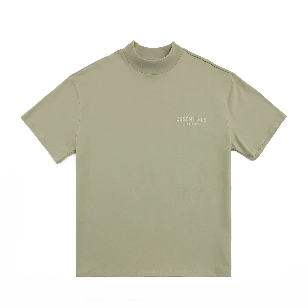 Fear of God Essentials Olive Green T-Shirt