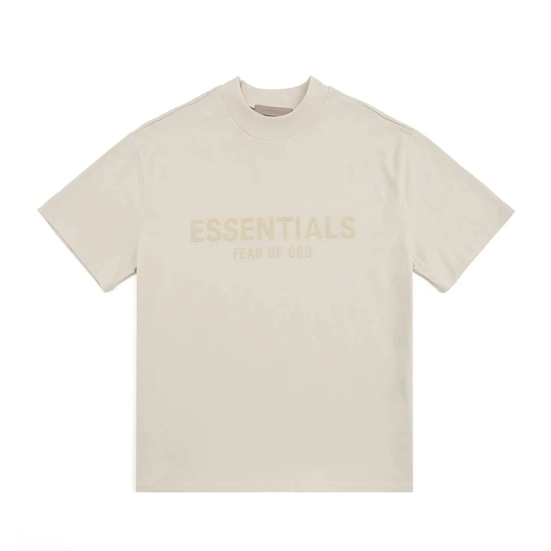 Fear of God Essentials Beige T-Shirt