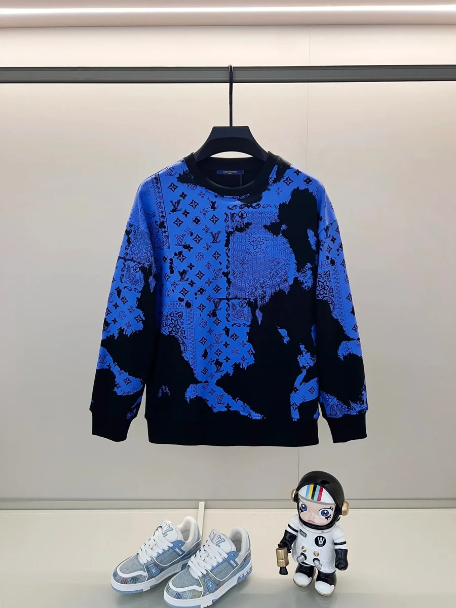 Louis Vuitton LV Trainer Blue Black Graphic Sweatshirt