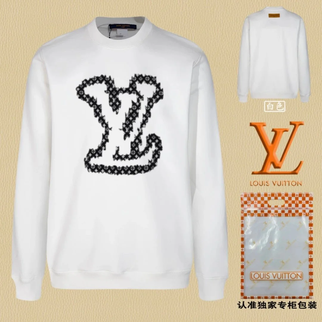 Louis Vuitton Classic Logo White Sweatshirt