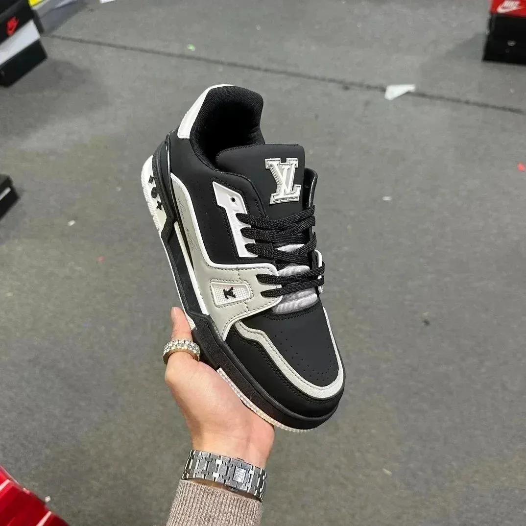 Louis Vuitton LV Trainer Black & White Sneakers
