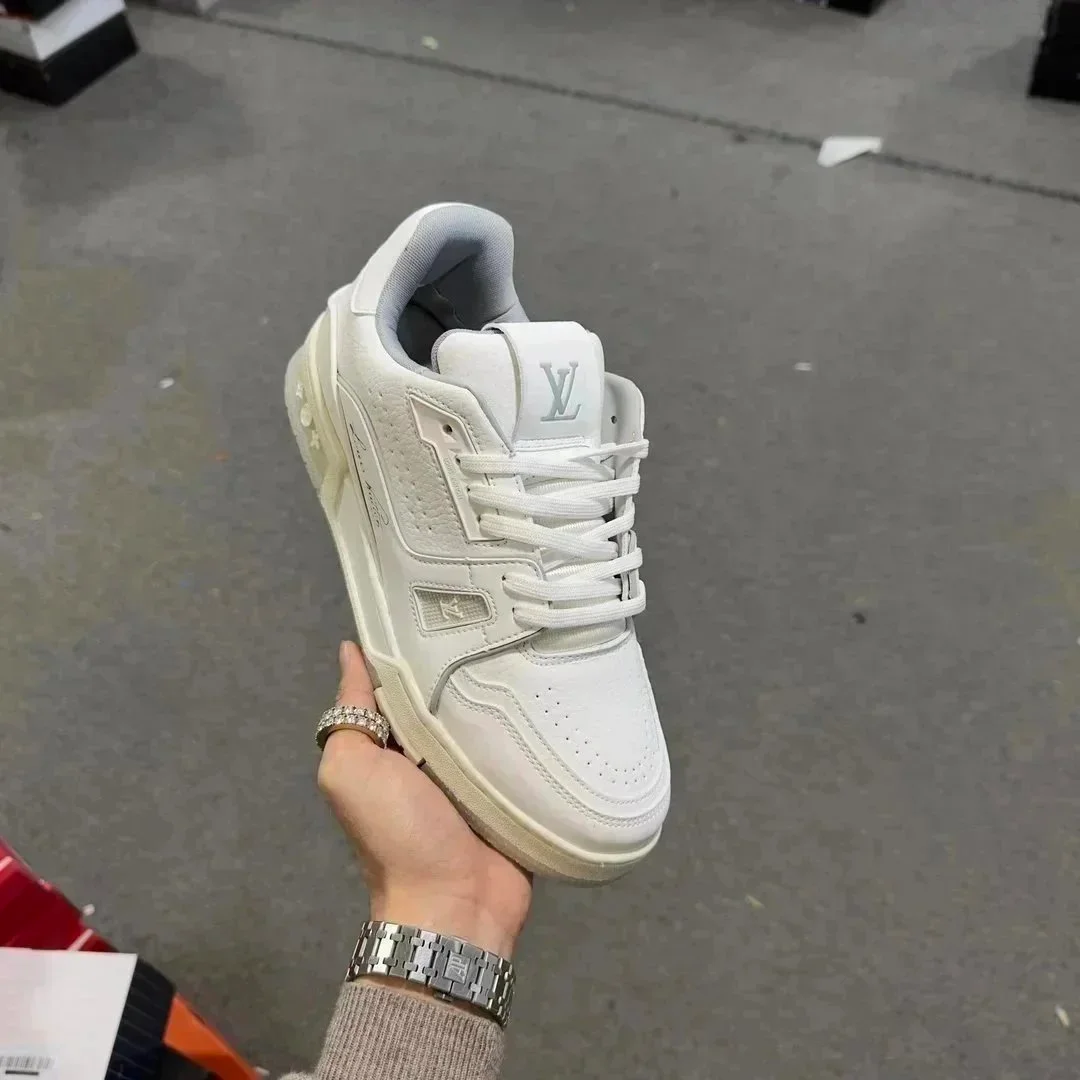 Louis Vuitton LV Trainer White Sneakers