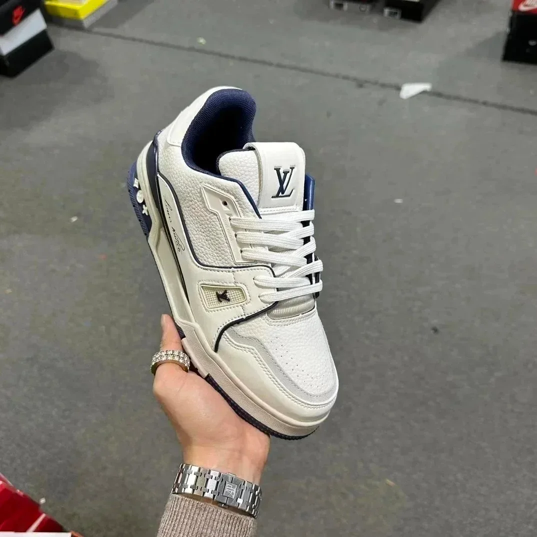 Louis Vuitton LV Trainer White/Navy Sneakers