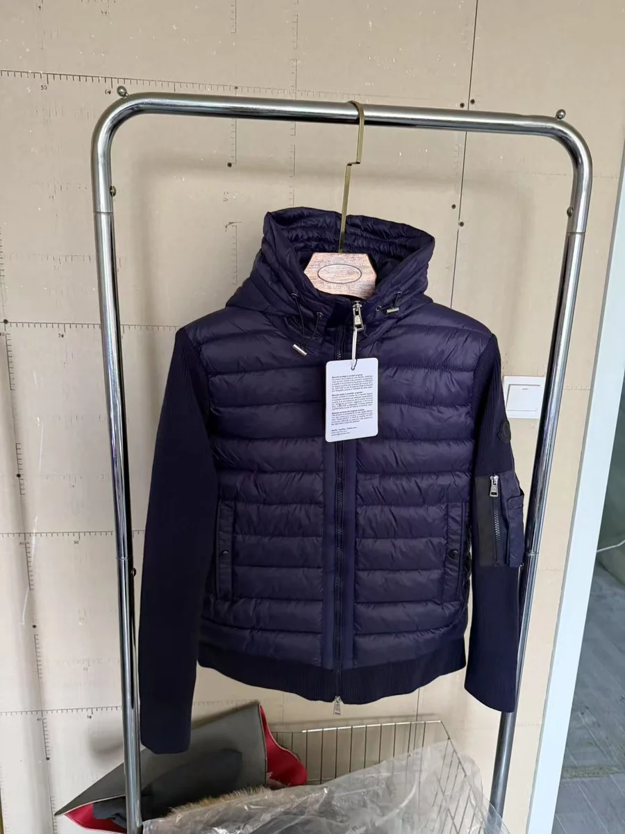 Moncler Maya Navy Hooded Parka