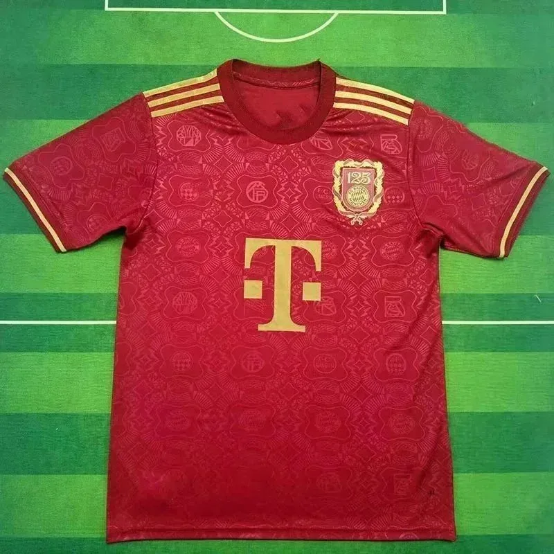 Adidas Classic Football Bayern Munich Red Jersey