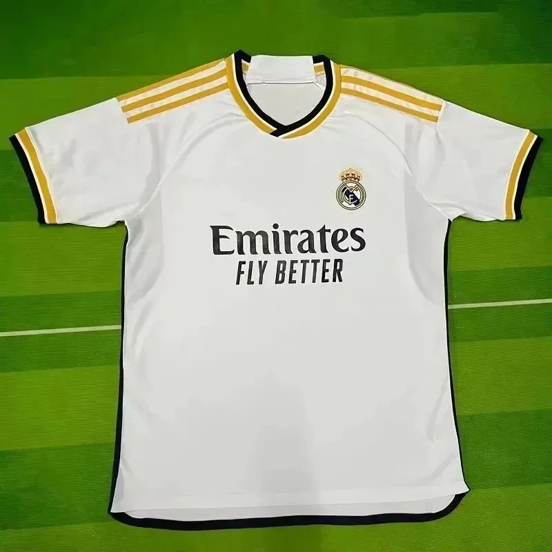 Adidas Real Madrid Home Jersey White/Gold Soccer Shirt