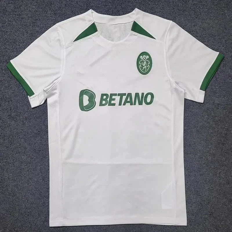 White Green SCP Betano Soccer Jersey