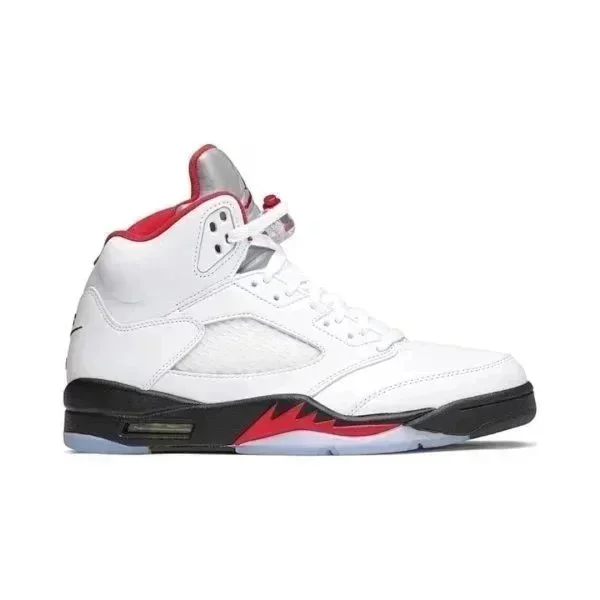 Nike Air Jordan 5 White/University Red Sneakers