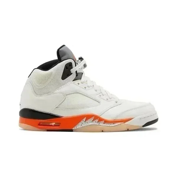 Nike Air Jordan 5 Sail/University Red Sneakers