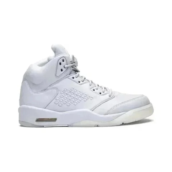 Nike Air Jordan 5 White Basketball Sneakers