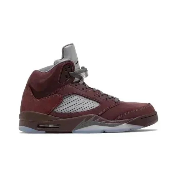 Nike Air Jordan 5 Burgundy/White Sneakers