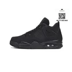Nike Air Jordan 4 Triple Black Sneakers