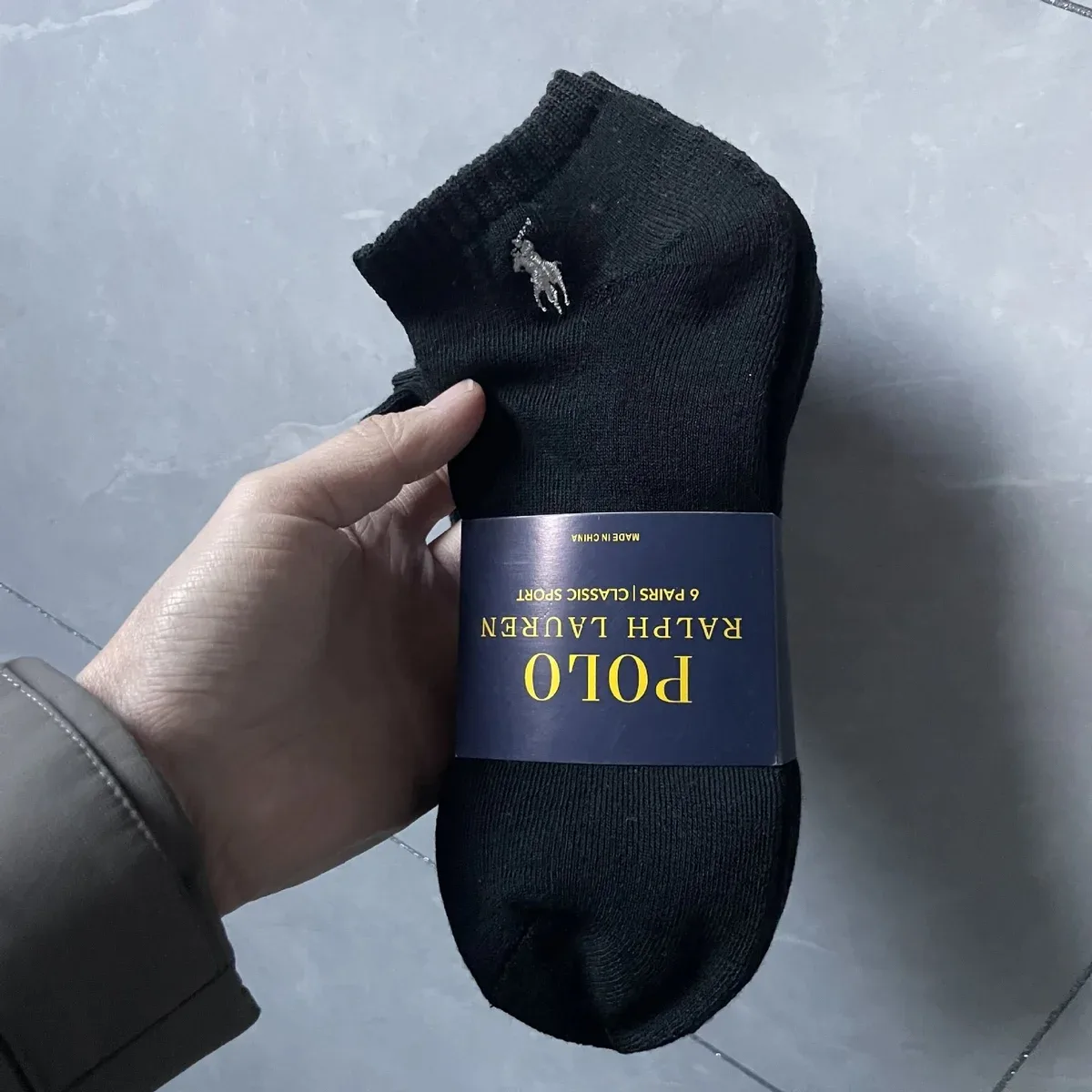 Polo Ralph Lauren Black Classic Sport Socks