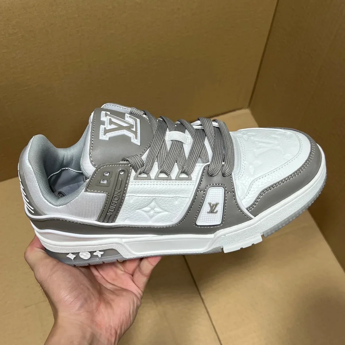 Louis Vuitton LV Trainer White/Grey Sneakers