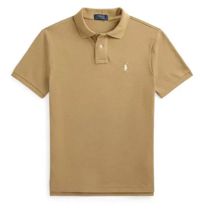 Polo Ralph Lauren Classic Logo Polo Shirt Khaki