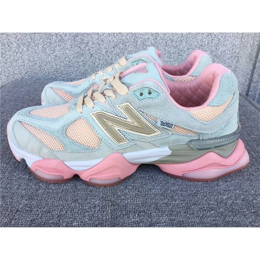 New Balance 9060 Pastel Pink & Mint Sneakers