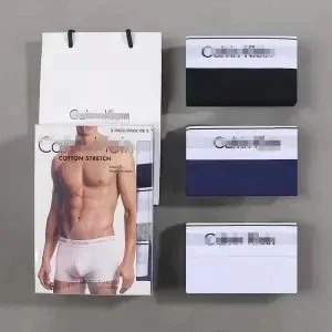 Calvin Klein Cotton Stretch Underwear 3-Pack Black/Blue/White