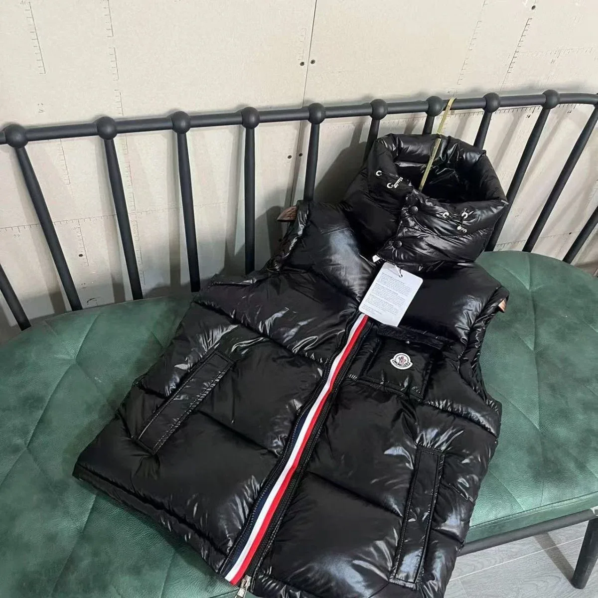 Moncler Maya Black Puffer Vest