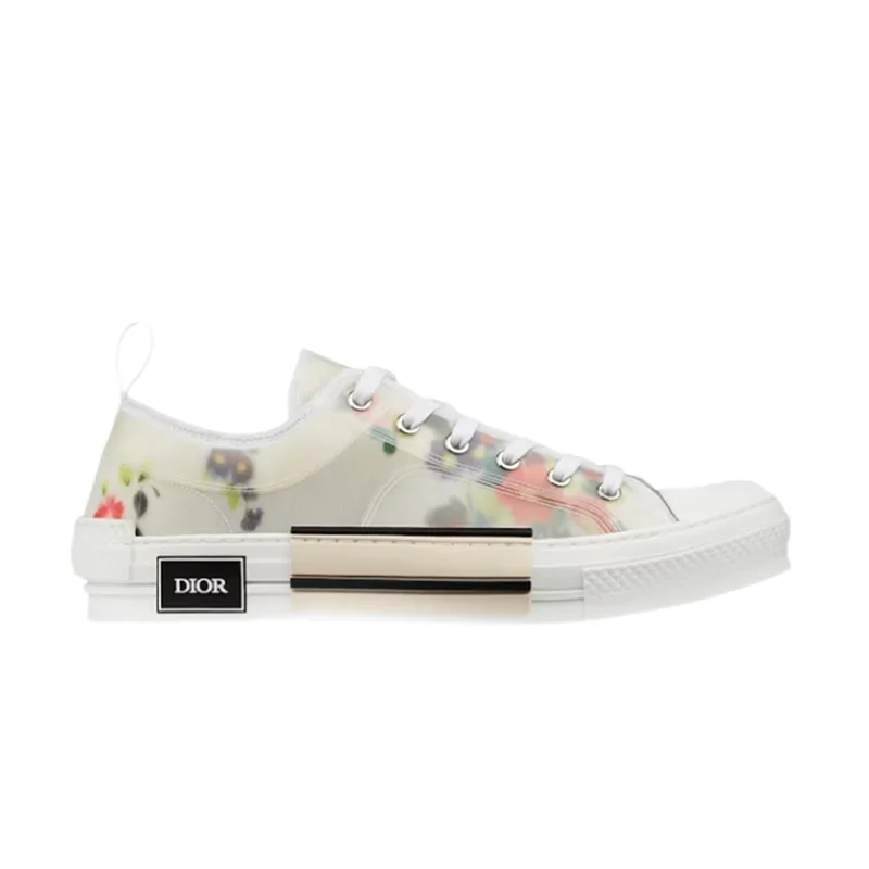 Dior Air Force 1 Floral Print Low Sneakers