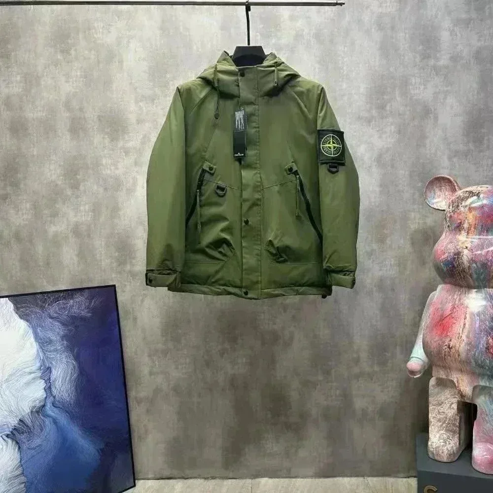 Stone Island 68-15 Olive Green Parka