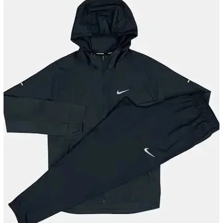 Nike Air Tech Fleece Black Tracksuit Set
