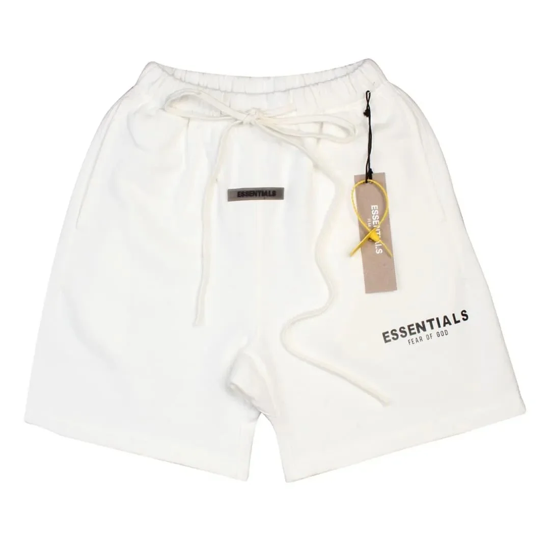Fear of God Essentials White Shorts