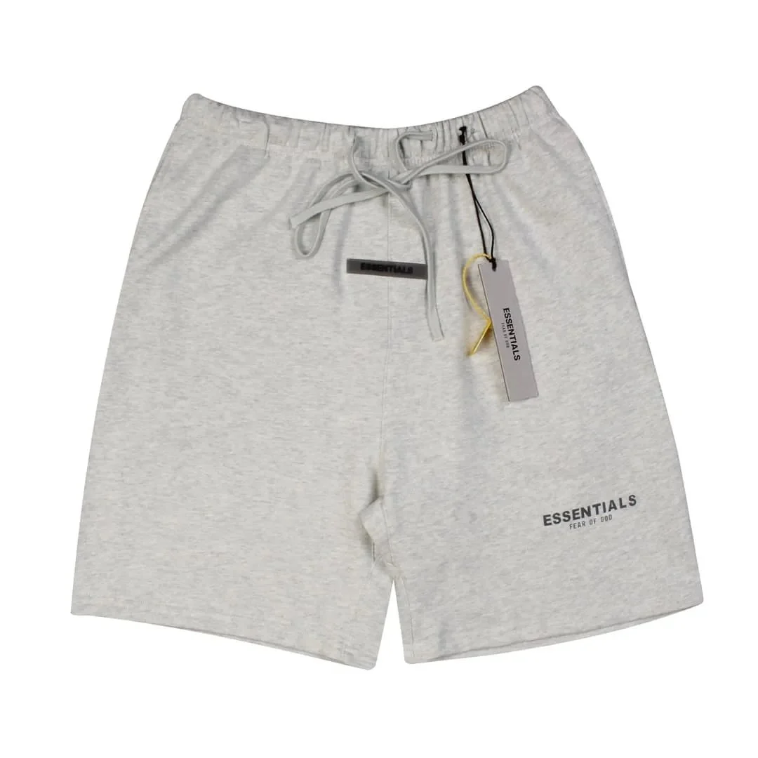 Fear of God Essentials Grey Cotton Shorts